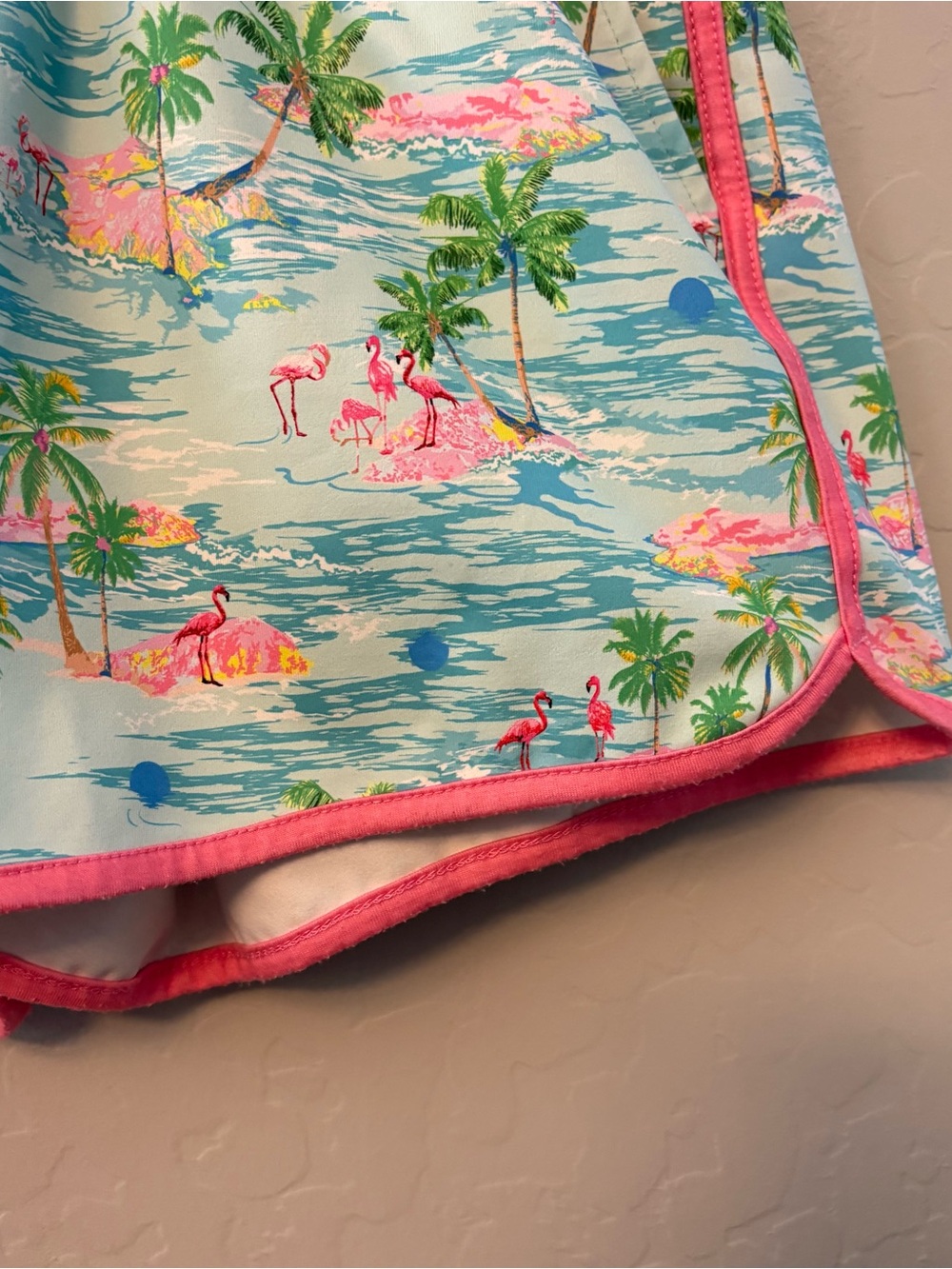 Jess Lea tropical treasures flamingo island print everyday shorts size large - Picture 4 of 16